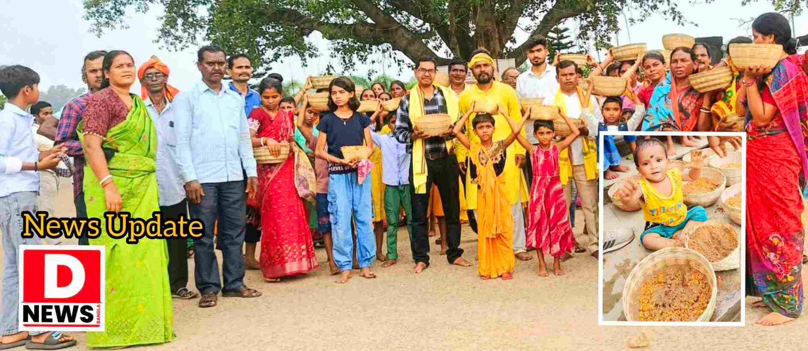 Karam Festival : কাঁসাই নদীর ধারে জাওয়া পাতা দিয়ে শুরু ‘করম পরব’! অংশ নিল আদিবাসী কুড়মিরা
